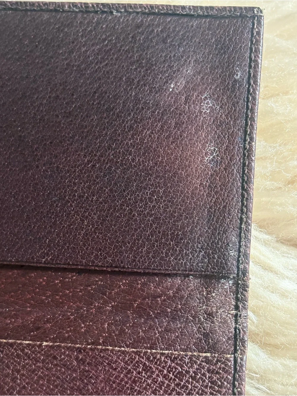 Vintage Mark Cross Brown Leather Wallet